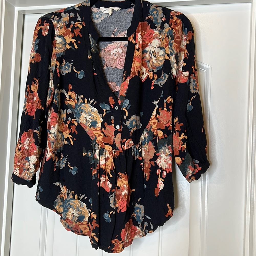 3/4 sleeve fall shirt